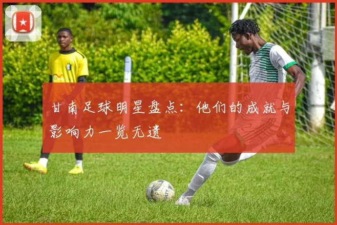 甘南足球明星盘点：他们的成就与影响力一览无遗