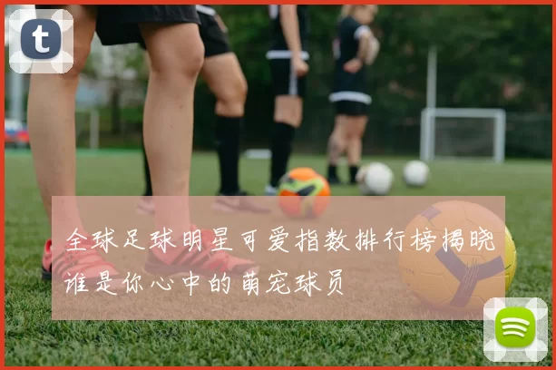 全球足球明星可爱指数排行榜揭晓谁是你心中的萌宠球员